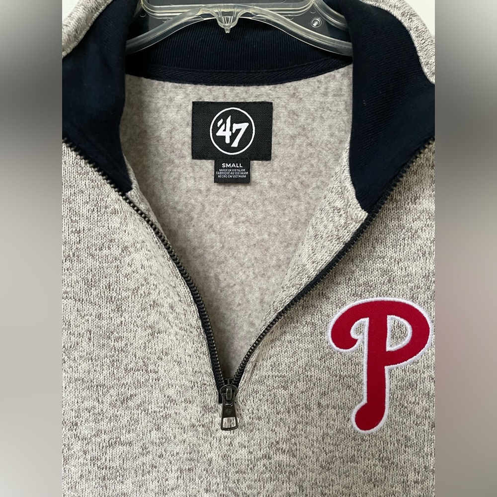 *MLB FANS* Philadelphia Phillies Quarter-Zip Fleece